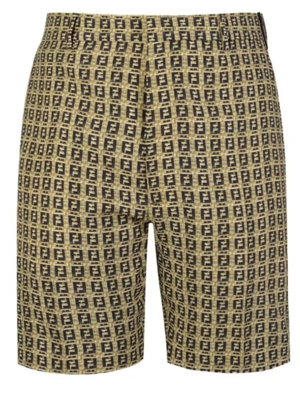 NWT Fendi FF Bermuda Bamboo Print Shorts 52